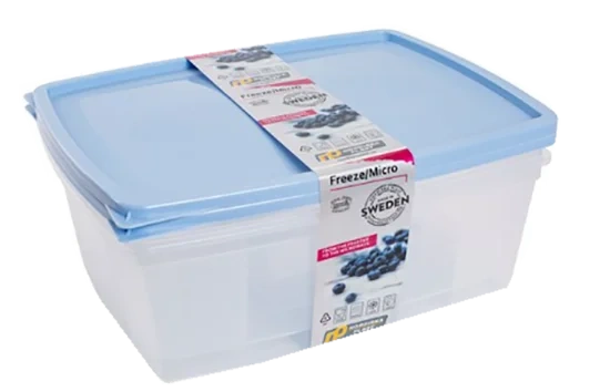 Oppbevaringsbokser Micro/Frys 2 pk 2,5 L