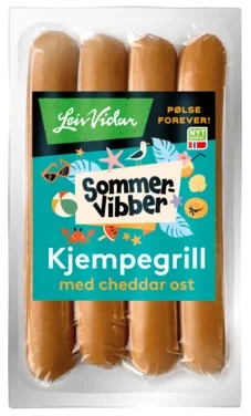 Kjempegrill m/Cheddar 360g Sommervibber