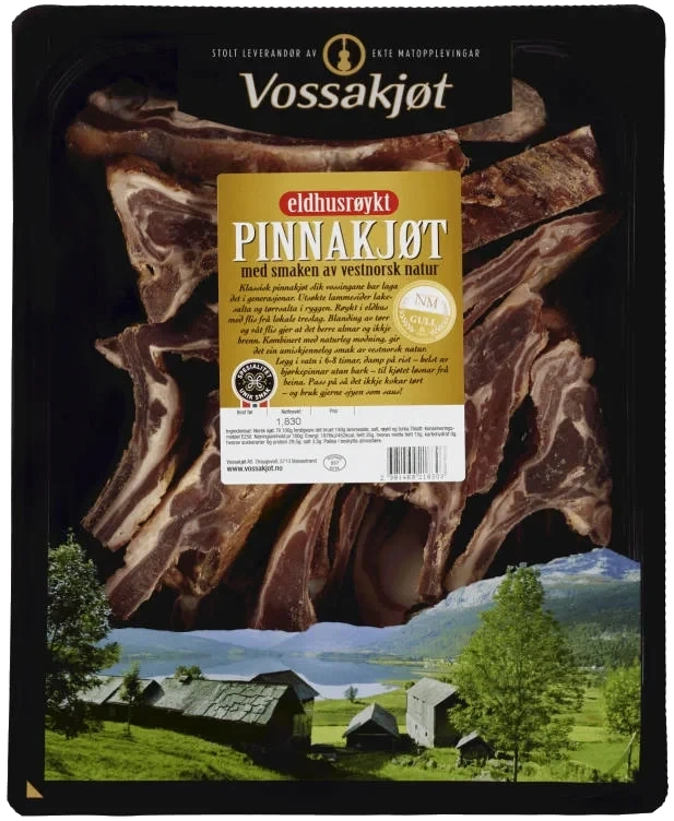 Pinnakjøt Eldhusrøykt Kutta Vossakjøt 1/2pall