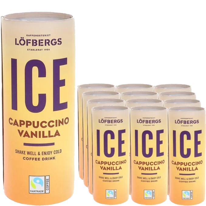 Iskaffe Cappuccino Vanilla 12-pack