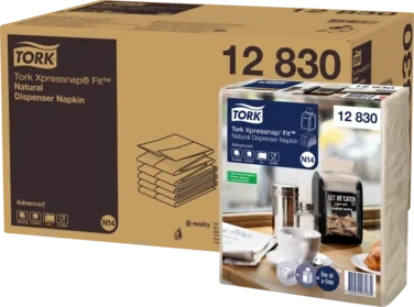 Tork Xpressnap Fit Dispenserserviett Natur 2-lag N14
