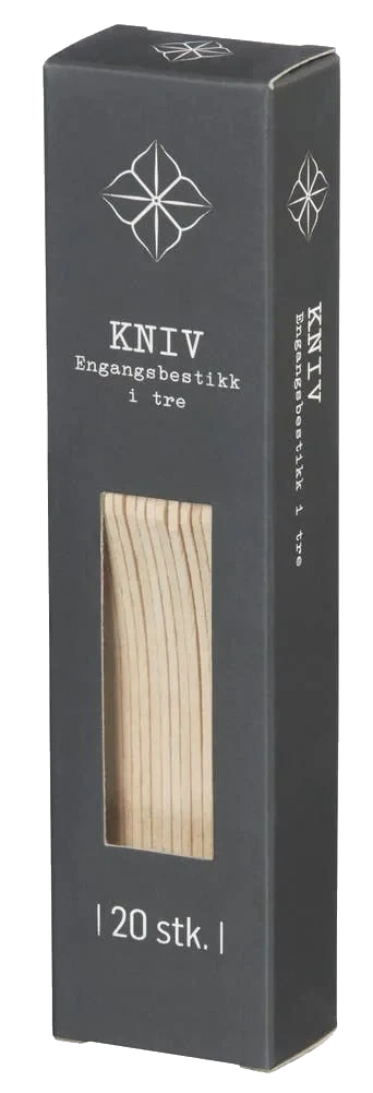Engangskniver i tre 20 stk