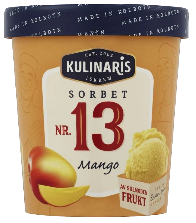 Kulinaris Mango-sorbet 0,5l Kulinaris 0,5l