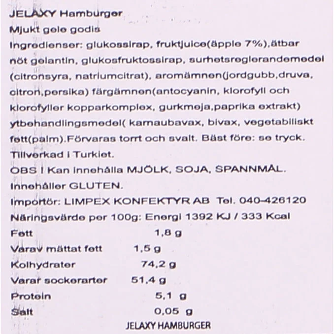 Hamburger Gelégodis 24-pack