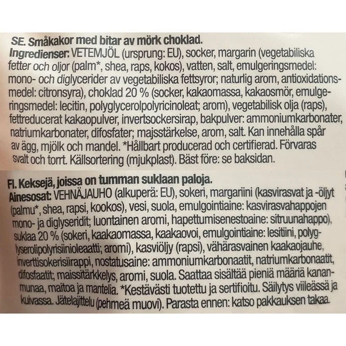 Småkakor Chokokrisp