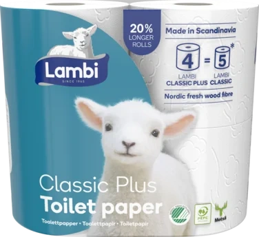 Toalettpapper Plus 4-pack