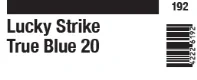 Lucky Strike True Blue 20