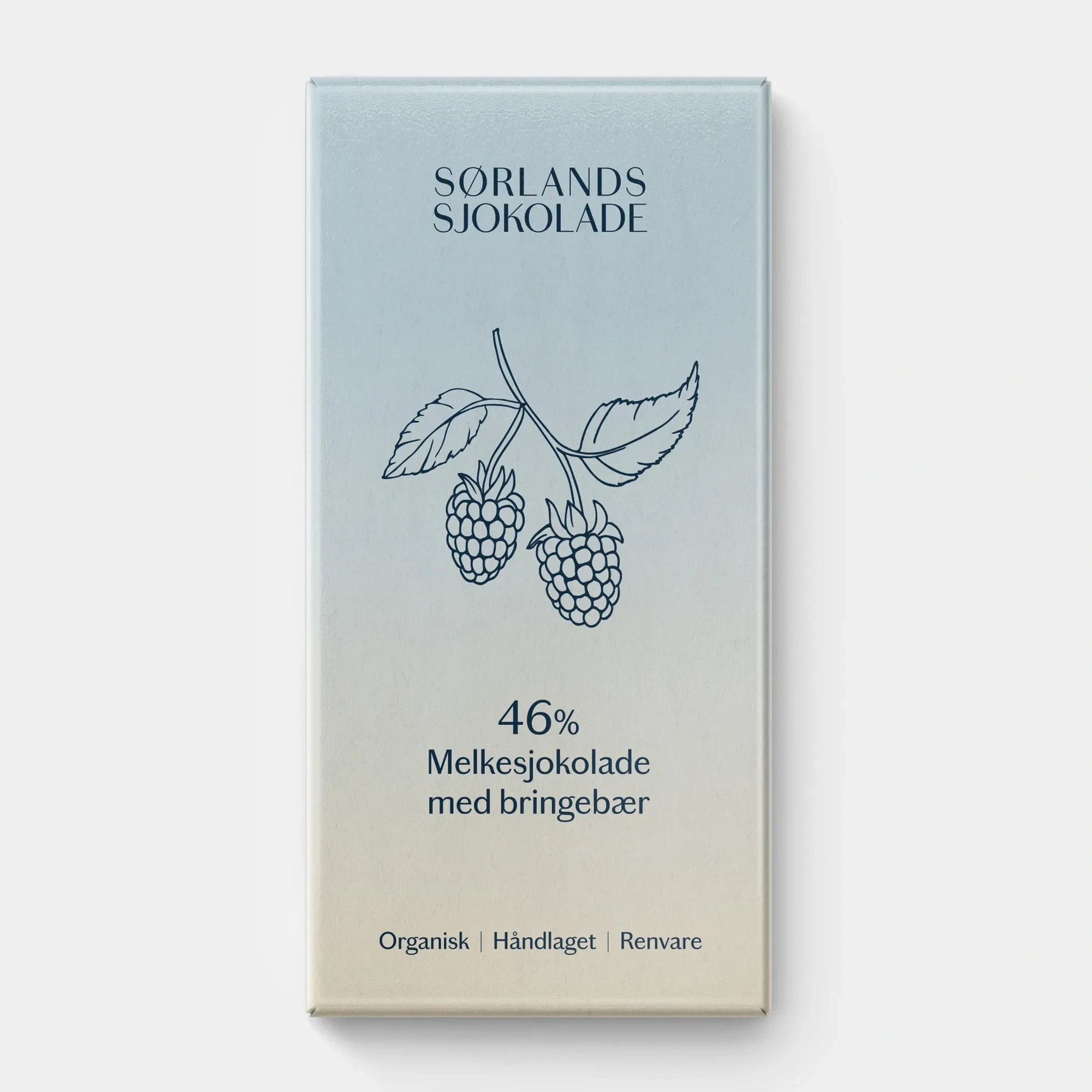 46% Melkesjokolade med bringebær