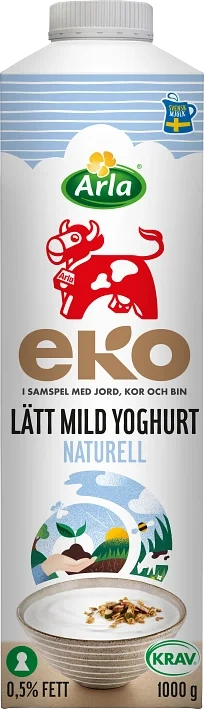 Eko mild yoghurt lätt naturell 0.5%