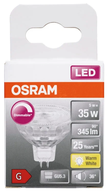 Led Spot Mr16 35 5w Dimbar Gu5.3