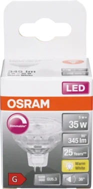 Led Spot Mr16 35 5w Dimbar Gu5.3