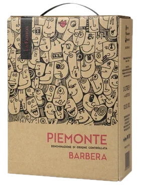 La familia piemonte barbera  13%  bib  3l