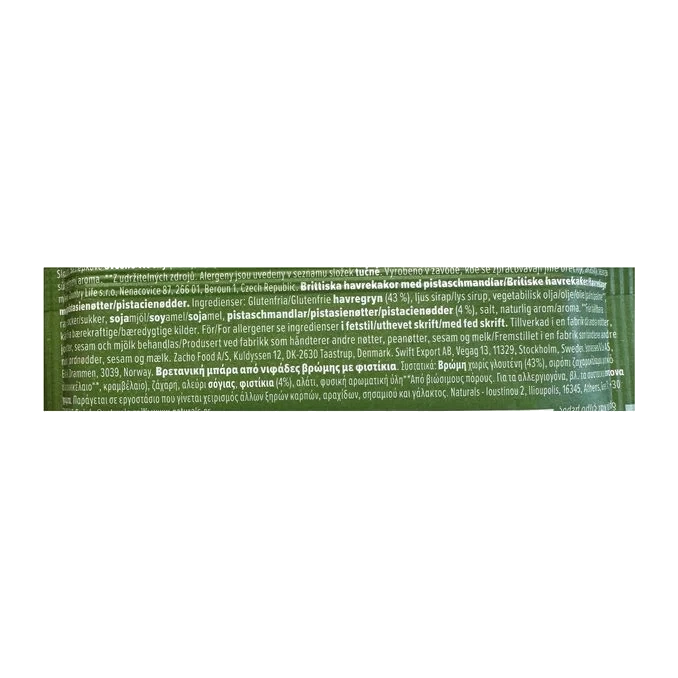 Mellanmålsbar Pistage 20-pack