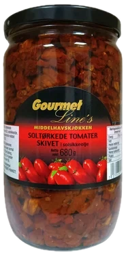 Tomater Soltørket Hakket 680g Gourmet Line