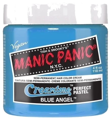 Manic Panic Semi-Permanent Hair Color Cream Blue Angel