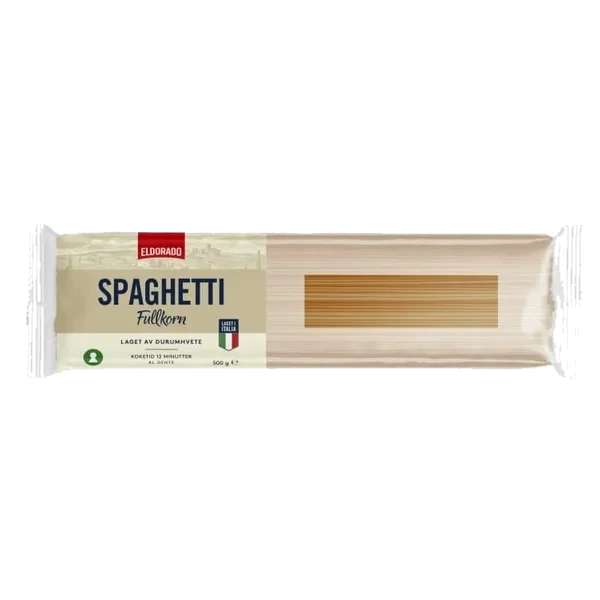 Spaghetti Fullkorn 500g Eldorado