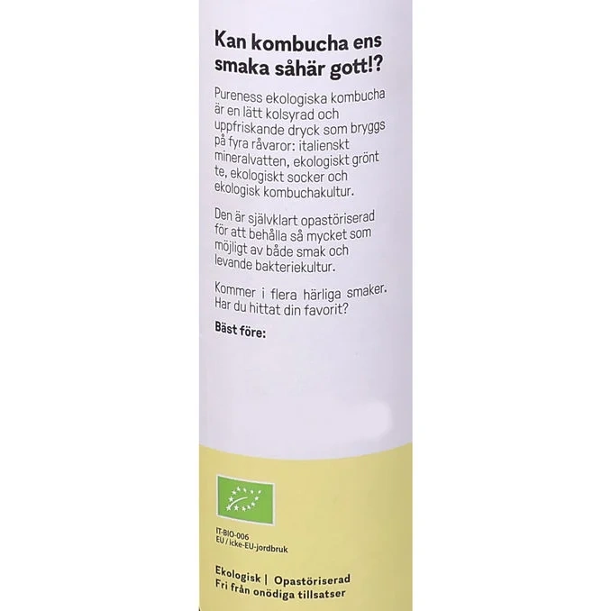 Kombucha Ingefära & Citron Eko
