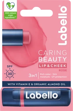 Labello Caring Beauty Rose-nude, 4,8g