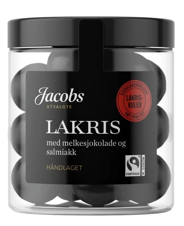 Lakriskuler m/Melkesjokolade Salmiakk 150g Ju