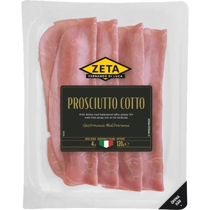 Skinka Lufttorkad Prosciutto Cotto 120g Zeta