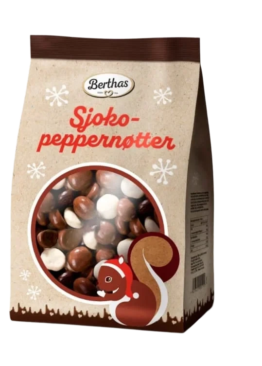 Sjokopeppernøtter 250g Berthas