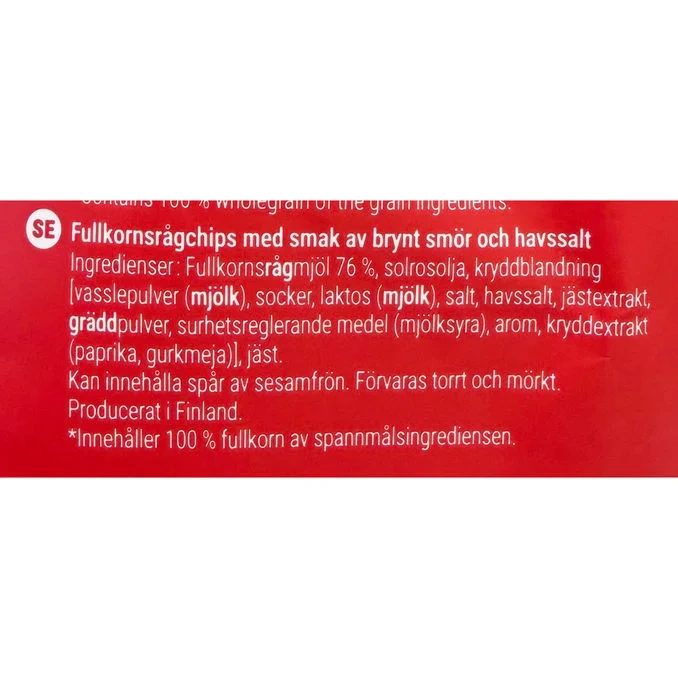 Finn Crisp Brynt Smör & Havssalt 5-pack