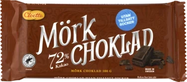 Cloetta Mørk Melkesjokolade 72% 100g