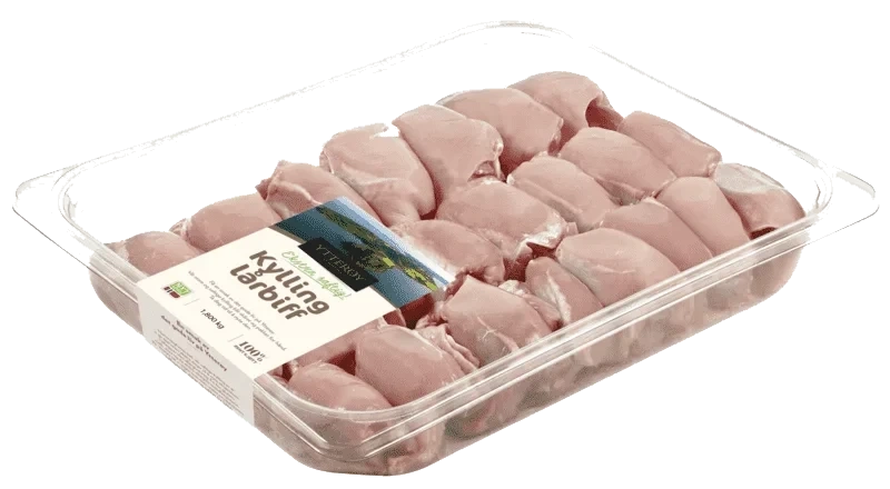 Ytterøy Kyllinglårbiff uten Ben Naturell 1,8kg