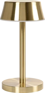 Led Lampe Trådløs 10x20cm Nour Midi Brass