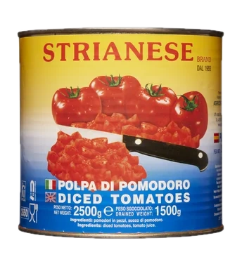 Tomater Finhakkede 2.5kg Strianese