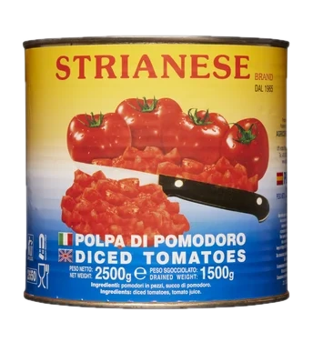 Tomater Finhakkede 2.5kg Strianese