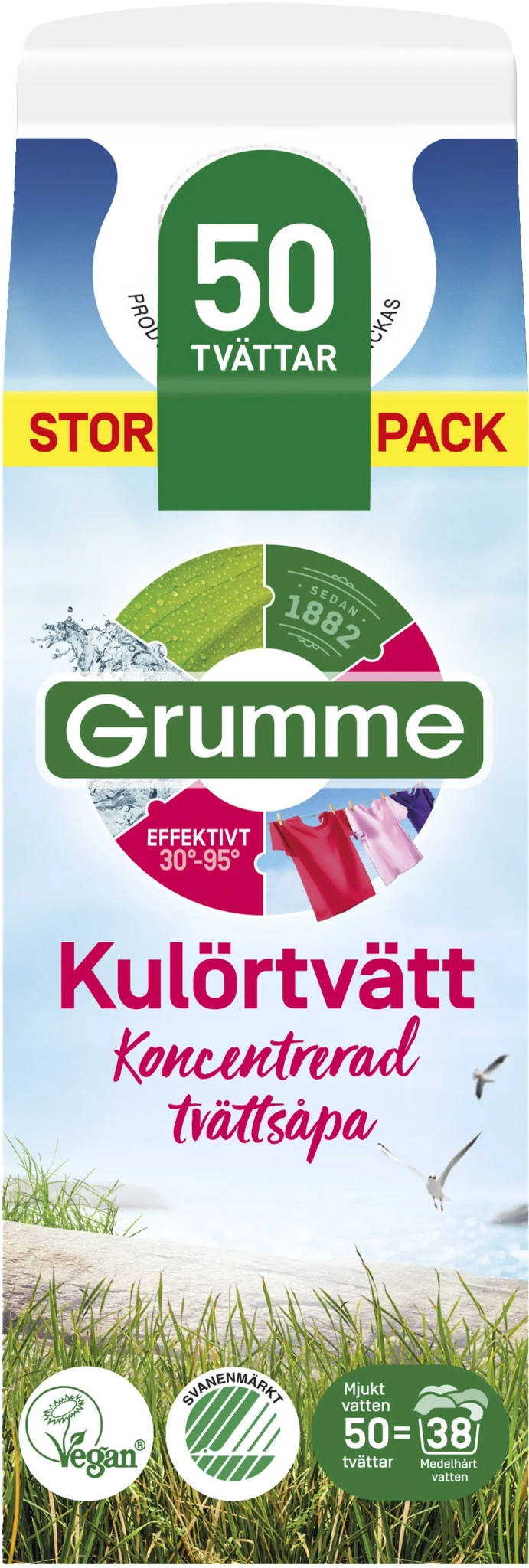 Kulörtvättmedel Flytande
