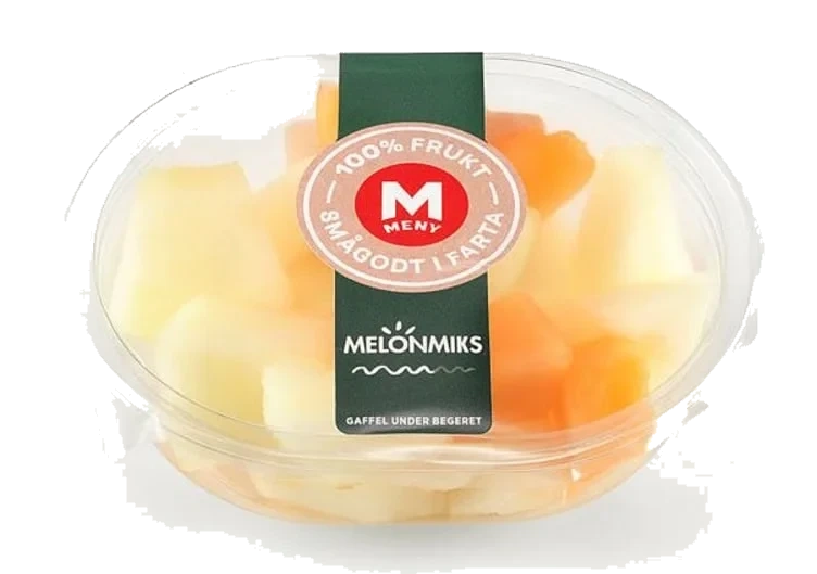 Melonmix 100% Kuttet Frukt 200g Meny