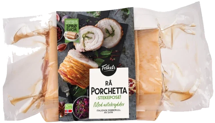 Svin Porchetta Stekt Perfekt Ca1,3kg Folkets
