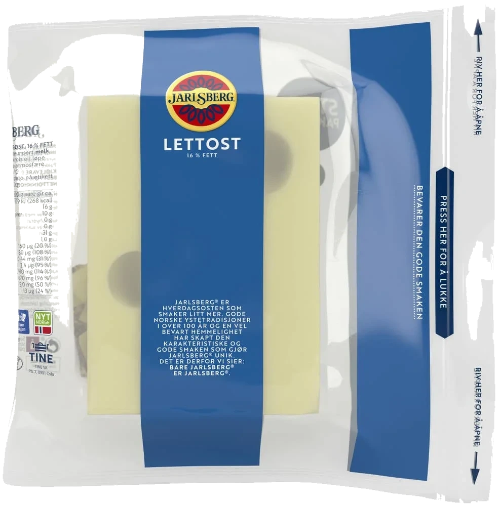 Lett Jarlsberg 16%