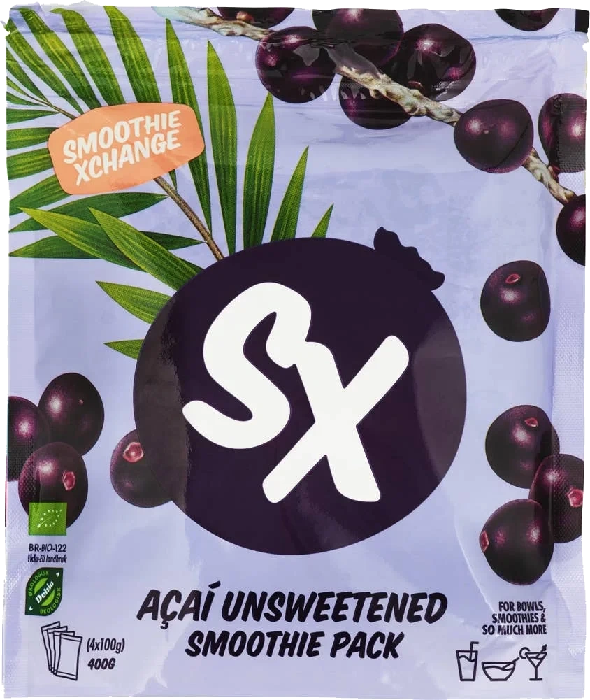 Økologisk açaí smoothie pack