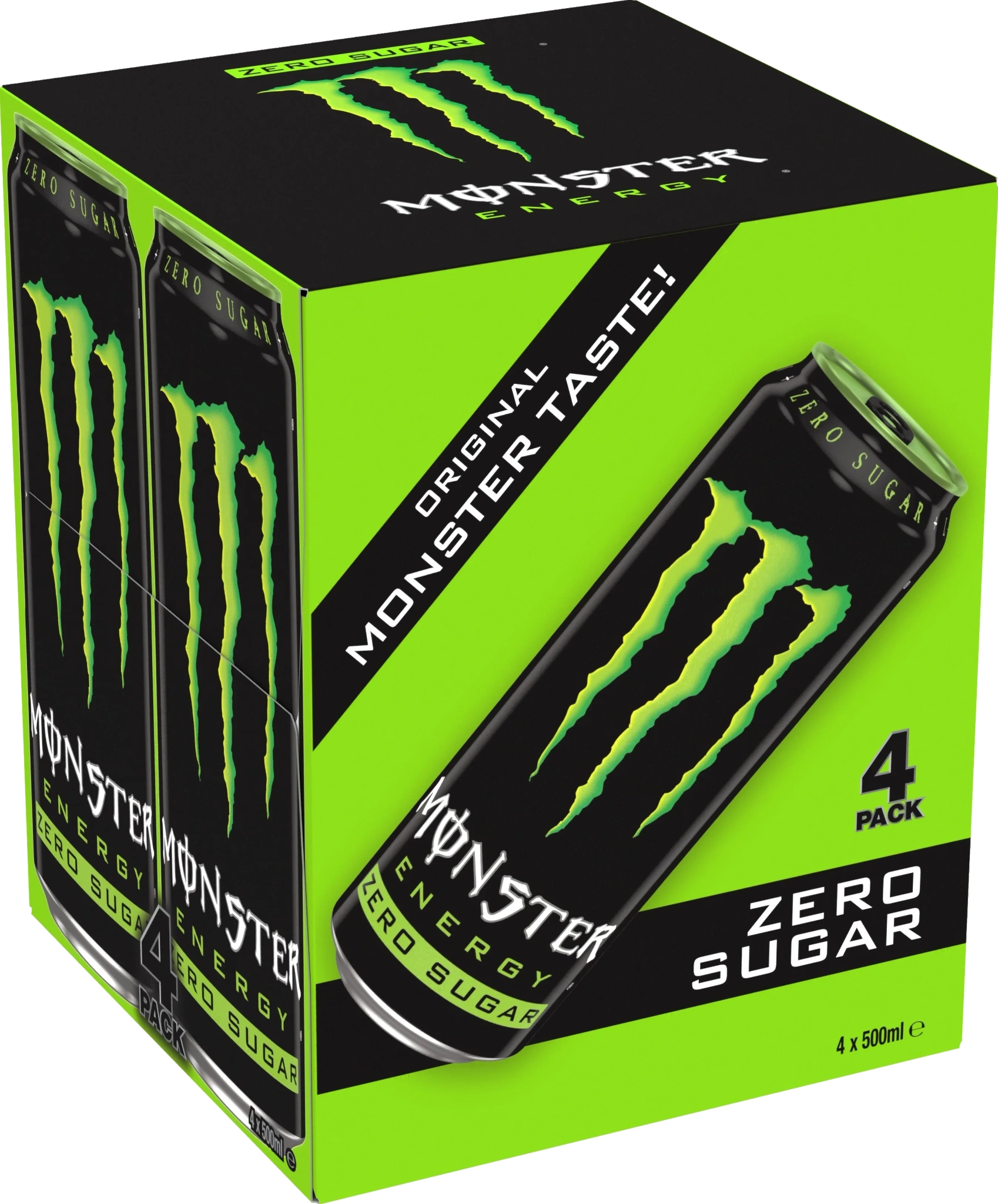 Energidryck Monster Zero 4-pack