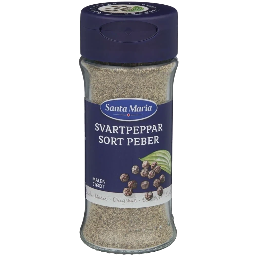Svartpeppar Malen