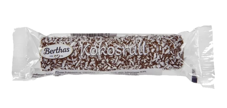 Kokosrull Singelpk 38g Berthas Eske 30stk