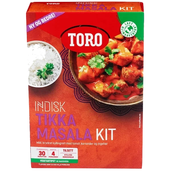Tikka Masala Kit Indisk 290g Toro
