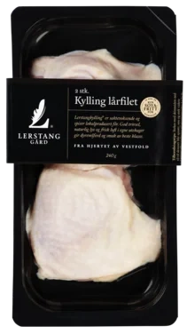 Kylling Lårfilet 2stk 240g Enh Lerstang