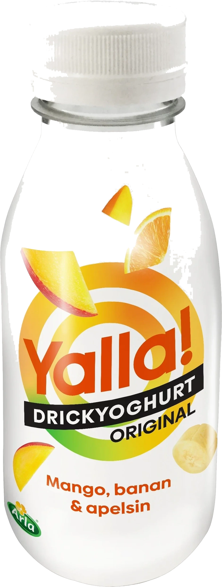 Yalla Drickyoghurt mango/banan/apelsin 350 ml