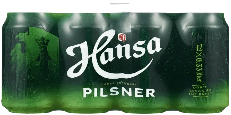 Hansa Pilsner 0,33lx12 boks