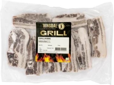 Grillribbe i Poser Frys Ringdal