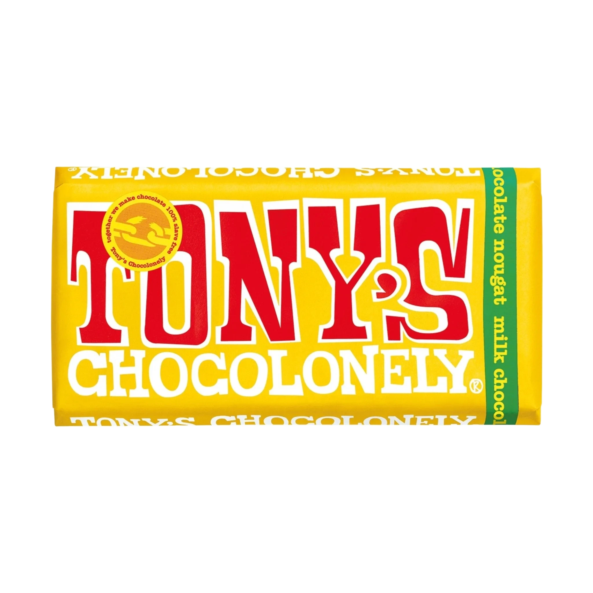 Tony's Chocolonely Milk Chocolate Nougat 180 g DATOVARE