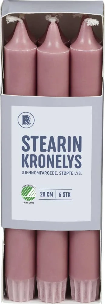 Stearin kronelys