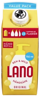Lano Hand Soap Carton Refill 750ml