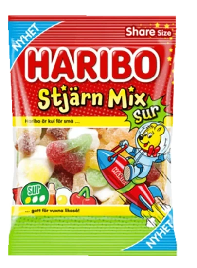 Stjernemix Sur 150g