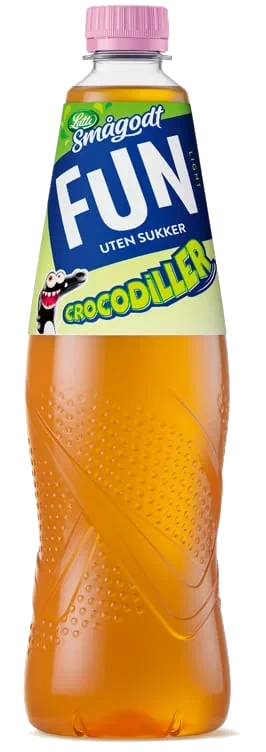 Fun Light Smågodt-crocodiller 0,8l