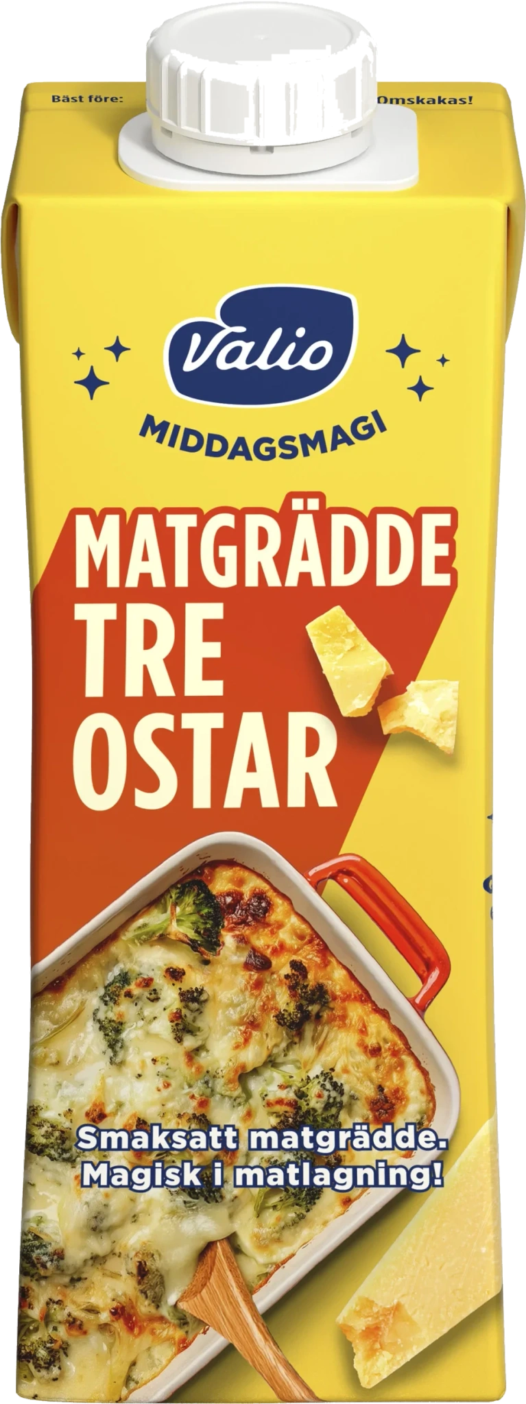Laktosfri Matgrädde Tre ostar
